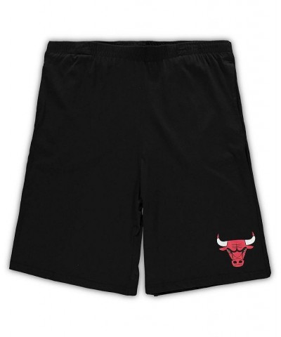 Men's Red, Black Chicago Bulls Big and Tall T-shirt and Shorts Sleep Set $43.19 Pajama