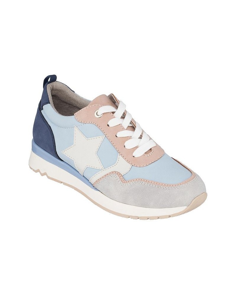 Women's Samantha Star Sneakers Blue $48.00 Shoes