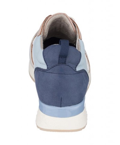 Women's Samantha Star Sneakers Blue $48.00 Shoes