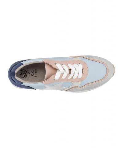 Women's Samantha Star Sneakers Blue $48.00 Shoes