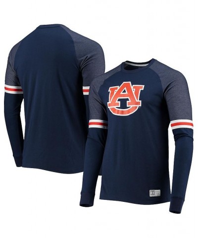 Men's Navy Auburn Tigers Game Day Sleeve Stripe Raglan Long Sleeve T-shirt $25.20 T-Shirts