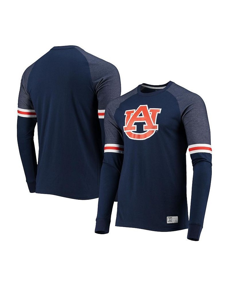 Men's Navy Auburn Tigers Game Day Sleeve Stripe Raglan Long Sleeve T-shirt $25.20 T-Shirts