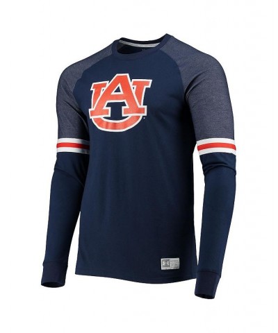 Men's Navy Auburn Tigers Game Day Sleeve Stripe Raglan Long Sleeve T-shirt $25.20 T-Shirts