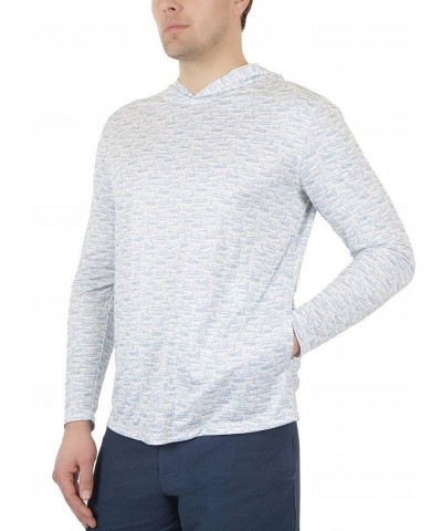 Men's Wayfinder Sun Protection Hoodie White $25.49 Sweatshirt