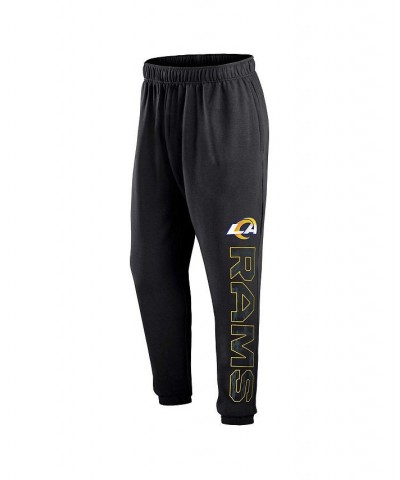 Men's Branded Black Los Angeles Rams Wordmark Logo Sweatpants $23.52 Pants