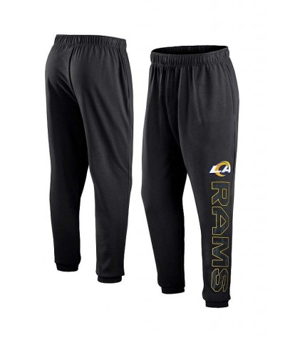 Men's Branded Black Los Angeles Rams Wordmark Logo Sweatpants $23.52 Pants