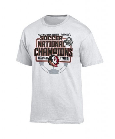 Men's White Florida State Seminoles 2021 NCAA Women's Soccer National Champions Locker Room T-shirt $15.11 T-Shirts