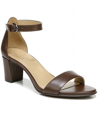 Vera Ankle Strap Sandals Mocha Leather $35.99 Shoes