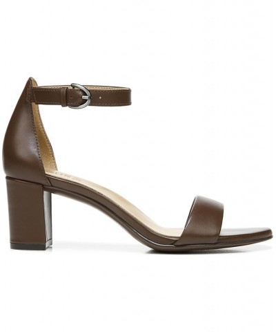 Vera Ankle Strap Sandals Mocha Leather $35.99 Shoes