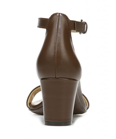 Vera Ankle Strap Sandals Mocha Leather $35.99 Shoes