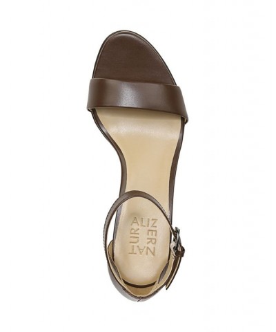 Vera Ankle Strap Sandals Mocha Leather $35.99 Shoes