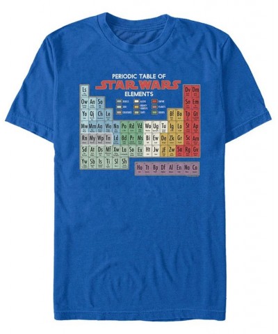 Men's Periodic Table of Elements Short Sleeve T- shirt Blue $20.29 T-Shirts