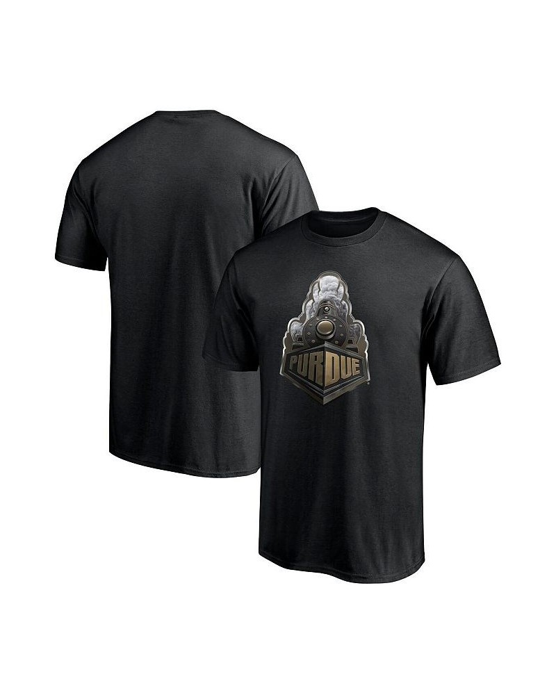 Men's Branded Black Purdue Boilermakers Team Midnight Mascot T-shirt $14.29 T-Shirts