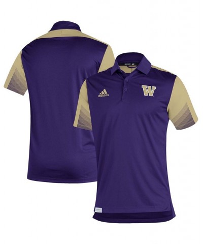 Men's Purple Washington Huskies 2021 Sideline Primeblue Polo $33.65 Polo Shirts