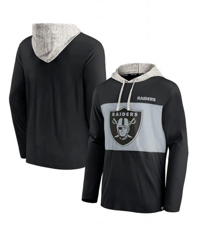 Men's Black Las Vegas Raiders Long Sleeve Hoodie T-shirt $21.42 T-Shirts