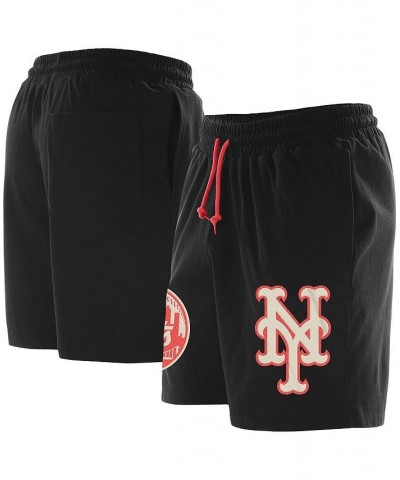 Men's Black New York Mets Color Pack Knit Shorts $38.99 Shorts