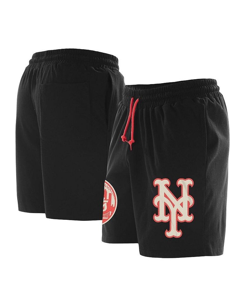 Men's Black New York Mets Color Pack Knit Shorts $38.99 Shorts