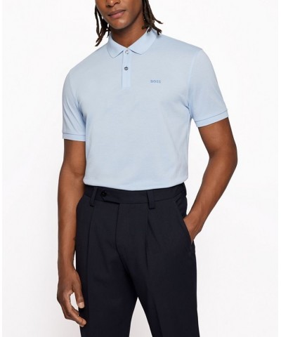 Boss Men's Cotton Polo Shirt Blue $42.14 Polo Shirts