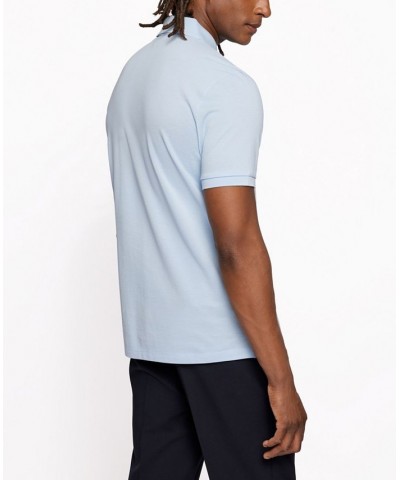 Boss Men's Cotton Polo Shirt Blue $42.14 Polo Shirts