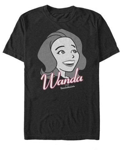 Men's Wanda Smiles Short Sleeve Crew T-shirt Black $18.54 T-Shirts