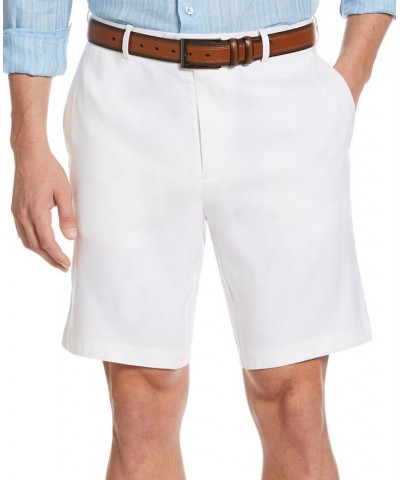 Men's Flat Front 9" Shorts White $22.42 Shorts