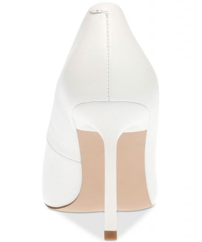 Steve Madden Women's Classie Pointed-Toe Stiletto Pumps White $44.69 Shoes