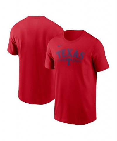 Men's Red Texas Rangers Local Team T-shirt $15.48 T-Shirts