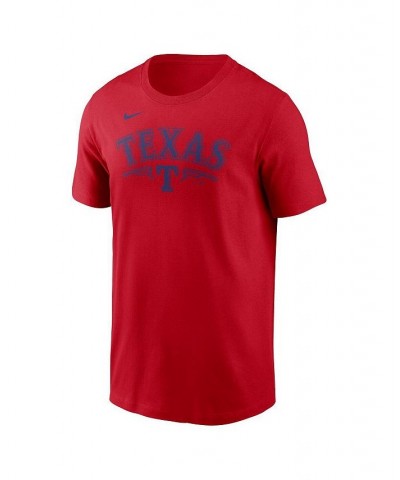 Men's Red Texas Rangers Local Team T-shirt $15.48 T-Shirts