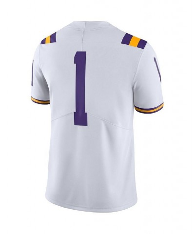 Men's 1 White LSU Tigers Team Limited Jersey $60.90 Jersey