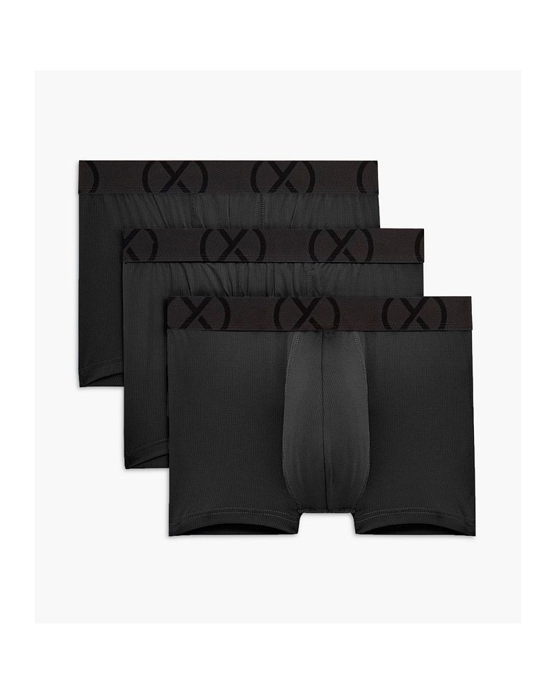 Men's Mesh No Show Performance Trunk, Pack of 3 Black $26.00 Underwear