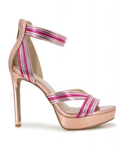 Women's Strappy Nadine Sandals Multi $50.04 Shoes