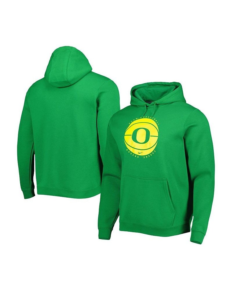 Men's Green Oregon Ducks Basketball Pullover Hoodie $45.04 Sweatshirt