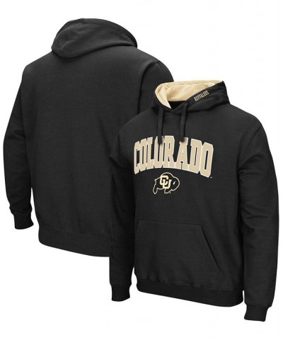 Men's Black Colorado Buffaloes Arch Logo 3.0 Pullover Hoodie $28.80 Sweatshirt