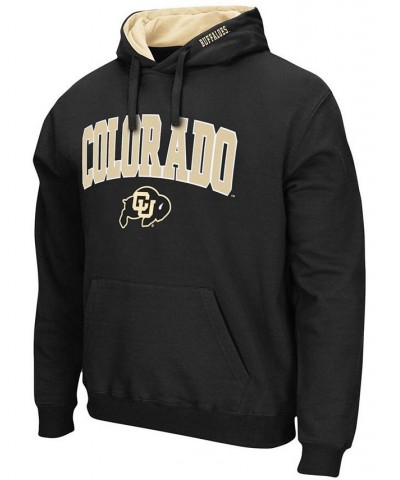 Men's Black Colorado Buffaloes Arch Logo 3.0 Pullover Hoodie $28.80 Sweatshirt