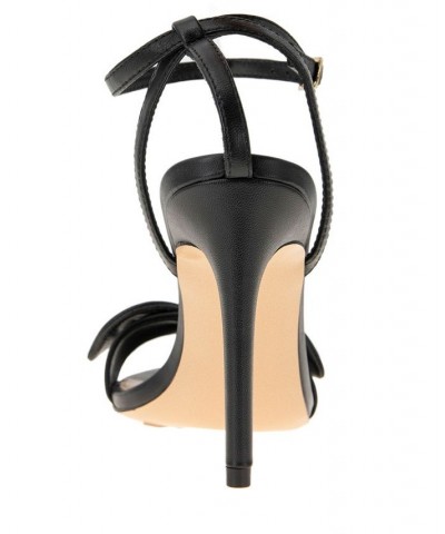 Women's Jamina Bow Detail Dress Sandal Black $51.60 Shoes