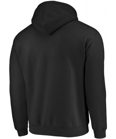 Men's Black Iowa Hawkeyes Campus Pullover Hoodie $22.35 Sweatshirt