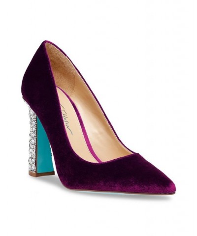 Women's Corie Evening Pumps Purple $69.50 Shoes