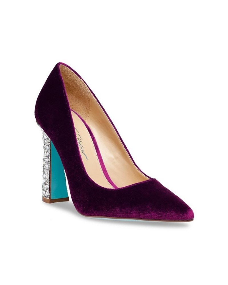 Women's Corie Evening Pumps Purple $69.50 Shoes