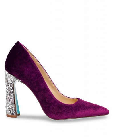 Women's Corie Evening Pumps Purple $69.50 Shoes