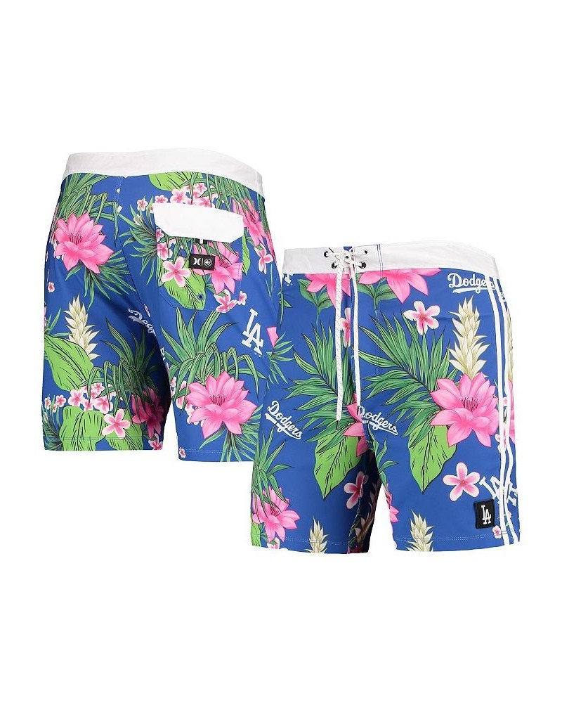 Men's x '47 Royal Los Angeles Dodgers Phantom Tailgate Swim Shorts $41.59 Swimsuits