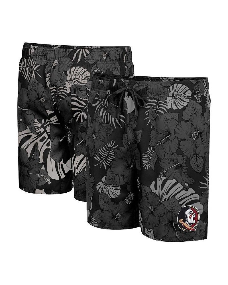 Men's Black Florida State Seminoles The Dude Swim Shorts $32.50 Swimsuits