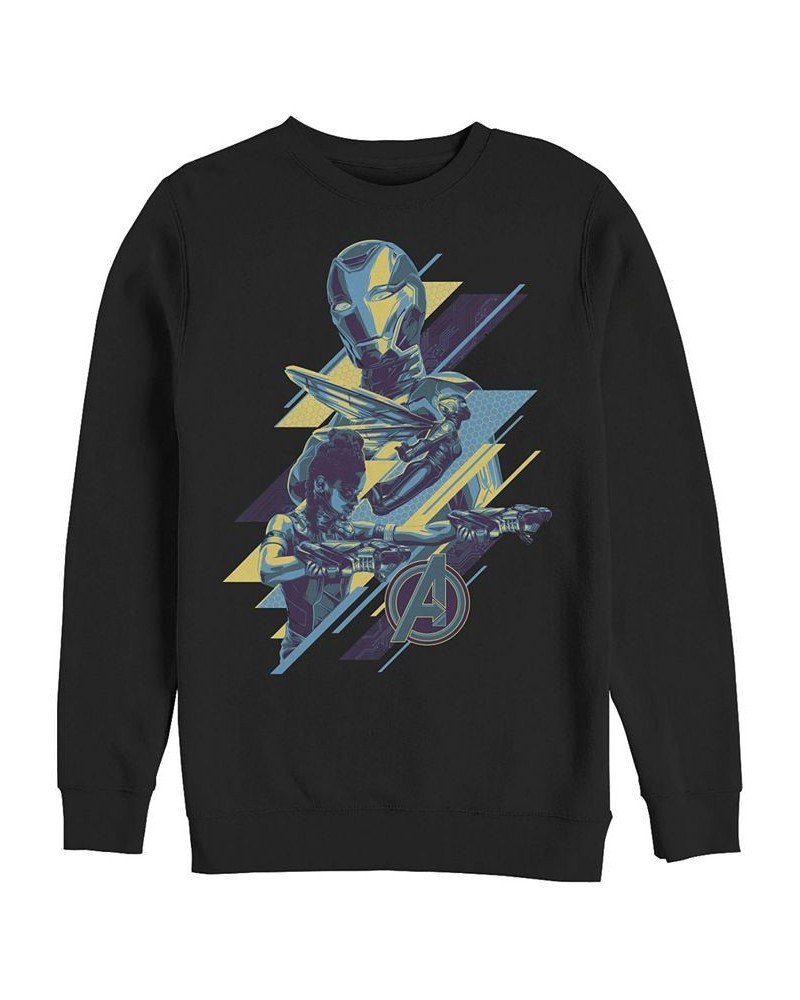 Marvel Men's Avengers Endgame Shuri the Wasp Action, Crewneck Fleece Black $30.79 Sweatshirt