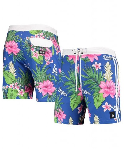 Men's x '47 Royal Los Angeles Dodgers Phantom Tailgate Swim Shorts $41.59 Swimsuits