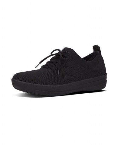 Women's F-Sporty Uberknit Sneakers Black $41.04 Shoes