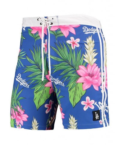 Men's x '47 Royal Los Angeles Dodgers Phantom Tailgate Swim Shorts $41.59 Swimsuits