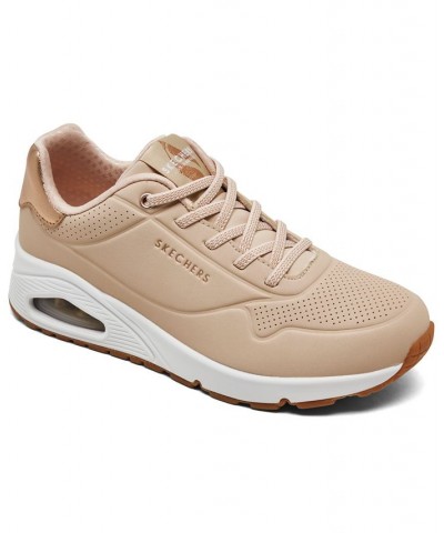 Women's Street Uno - Shimmer Away Casual Sneakers Tan/Beige $36.90 Shoes