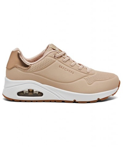 Women's Street Uno - Shimmer Away Casual Sneakers Tan/Beige $36.90 Shoes