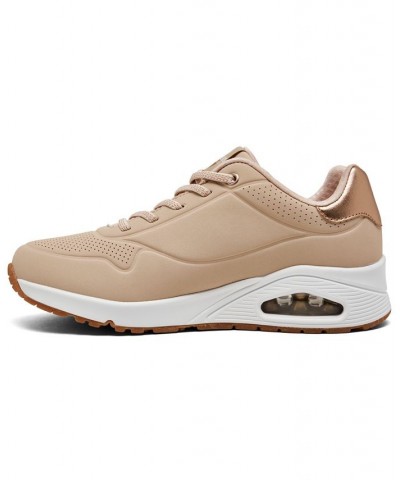 Women's Street Uno - Shimmer Away Casual Sneakers Tan/Beige $36.90 Shoes