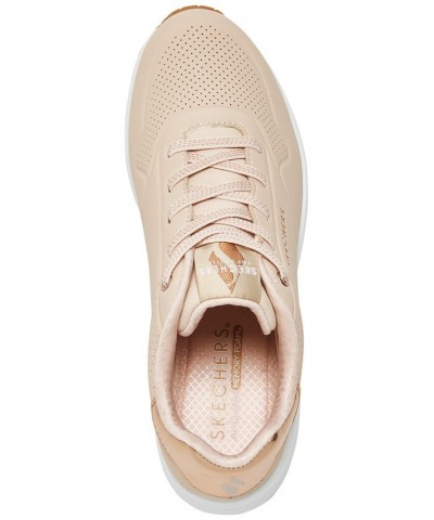 Women's Street Uno - Shimmer Away Casual Sneakers Tan/Beige $36.90 Shoes