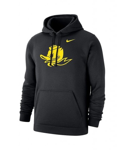 Men's Black Oregon Ducks Big and Tall Alternate Logo Club Pullover Hoodie $34.00 Sweatshirt